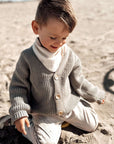 GOTS Organic Knit Cardigan - Khaki - SALE