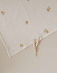 GOTS Organic Muslin Swaddle Set - Pure Lemon/Khaki - SALE