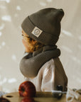 GOTS Organic Knit Beanie - Khaki