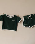 Organic Terry Shirt - Vintage Green