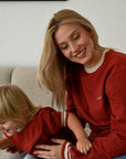 Family Sweatshirt - MUM - Vintage Red - SALE