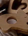 Natural Wooden Teether Rabbit