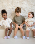 Organic Muslin T-Shirt - Khaki