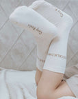 Organic Socks - SCHOOL CHILD - Sand
