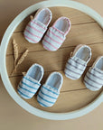 Vegan Shoes - Pink Striped