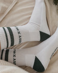 Organic Socks - Cosy Christmas - Green