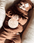 Organic Rib Sweatshirt - Walnut- S A L E