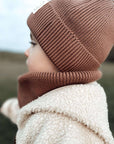 GOTS Organic Knit Beanie - Walnut - S A L E