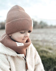 GOTS Organic Knit Beanie - Walnut - S A L E