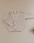 GOTS Organic Knit Cardigan - Sand - SALE