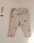 Organic Rib Leggings - Pure Apple - SALE