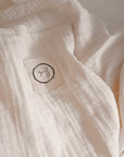 Organic Muslin Swaddle - Sand - 120x120cm - SALE