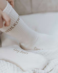 Organic Socks - SCHOOL CHILD - Sand