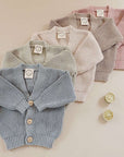 GOTS Organic Knit Cardigan - Caramel - SALE