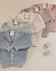 GOTS Organic Knit Cardigan - Sand - SALE