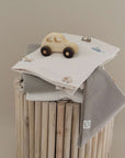 GOTS Organic Muslin Swaddle Set - Little Driver/Caramel - SALE