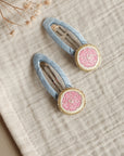 Hair Clips - Little Grapefruits - Pack of 2