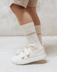Organic Socks - SCHOOL CHILD - Sand
