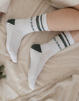 Organic Socks - Cosy Christmas - Green