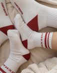 Organic Socks - Cosy Christmas - Red