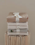 GOTS Organic Muslin Swaddle Set - Wildflowers/Dusty Rose - SALE