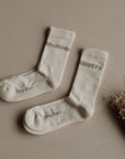 Organic Socks - GRANDMA - Sand