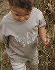 Organic Oversize Shirt - Caramel Hola Sun - SALE