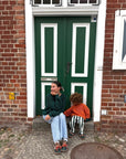 GOTS Organic Lounge Pants - Green Striped