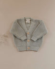 GOTS Organic Knit Cardigan - Seagrass - SALE