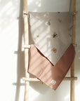 GOTS Organic Muslin Swaddle Set - Little Farm/Walnut - SALE