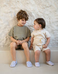 Organic Muslin T-Shirt - Khaki