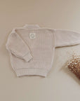 GOTS Organic Knit Cardigan - Sand - SALE
