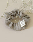 GOTS Organic Muslin Scrunchies - Khaki/Sand - SALE