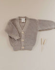GOTS Organic Knit Cardigan - Caramel - SALE