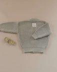 GOTS Organic Knit Cardigan - Seagrass - SALE