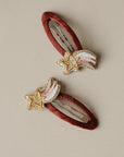 Hair Clips - Christmas Star - Pack of 2