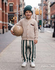 GOTS Organic Knit Cardigan - Puppy Sand