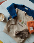 GOTS Organic Family Sweatshirt - Oatmilk - Cosy Winter