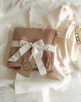 Organic Muslin Swaddle - Walnut - 120x120cm - S A L E
