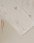 GOTS Organic Muslin Swaddle - Wildflowers -120x120cm - SALE