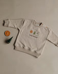 GOTS Organic Family Sweatshirt - Oatmilk - Cosy Winter
