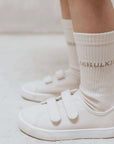Organic Socks - SCHOOL CHILD - Sand