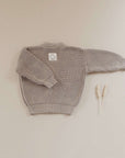 GOTS Organic Knit Cardigan - Caramel - SALE