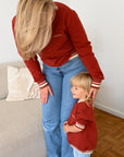 Family Sweatshirt - MUM - Vintage Red - SALE