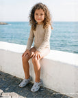 Sustainable UV Longsleeved Bathing Suit - Caramel (UV STANDARD 801)