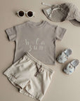 Organic Oversize Shirt - Caramel Hola Sun - SALE