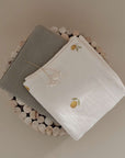 GOTS Organic Muslin Swaddle Set - Pure Lemon/Khaki - SALE