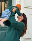 GOTS Organic Mum Knit Pulli - Forest Green