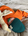 GOTS Organic Oversize Knit Pulli - Pumpkin Orange