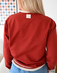 Family Sweatshirt - MUM - Vintage Red - SALE